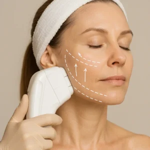 Woman having HI-FU to reduce wrinkles call LA LIPO Wanstead Now!