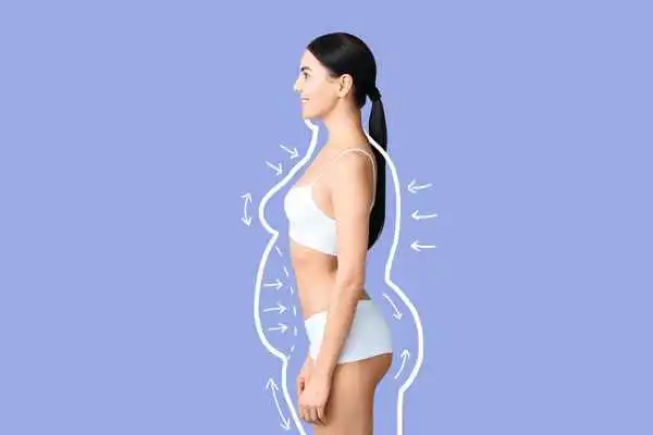 image of woman experiencing fat reduction treatment Wanstead