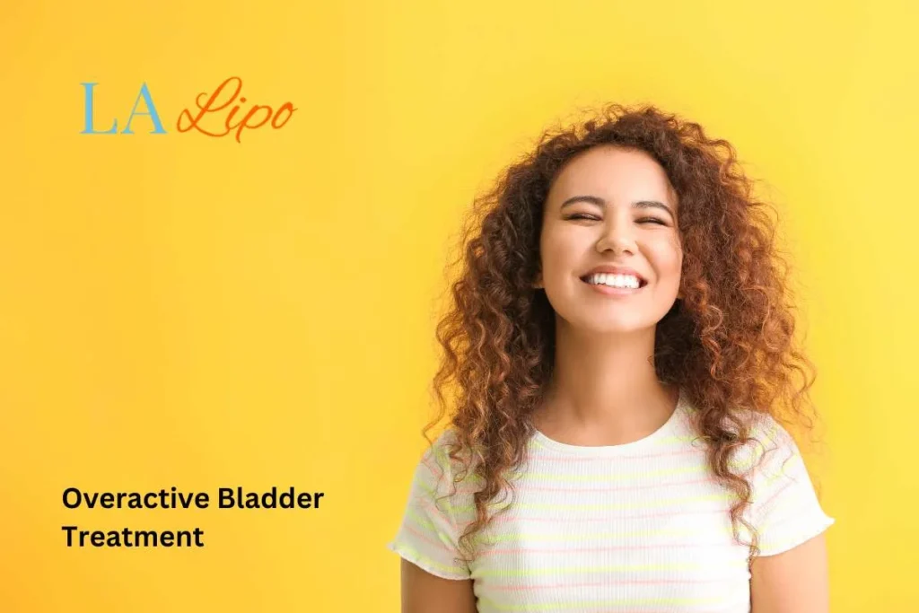 woman smiling about overactive bladder treatment Wanstead solutions